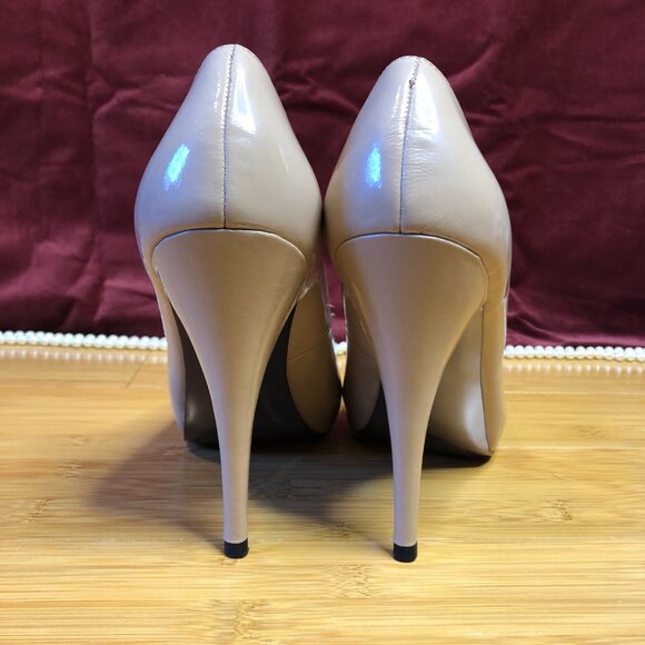 Trinitie Blush Steve Madden Stiletto Pump Heel Neutral Platform sz 9.5 - Picture 3 of 8